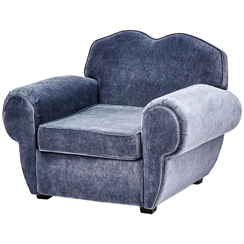 Кресло Braganza Chair Dusty Blueberry Сапфирово-синий в Орле | Loft Concept 