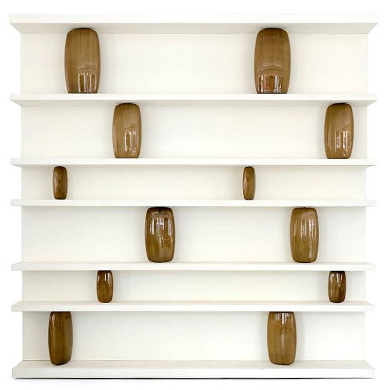 Стеллаж Galet Bookcase Коричневый Белый Стеллаж Galet Bookcase Коричневый Белый в Орле | Loft Concept