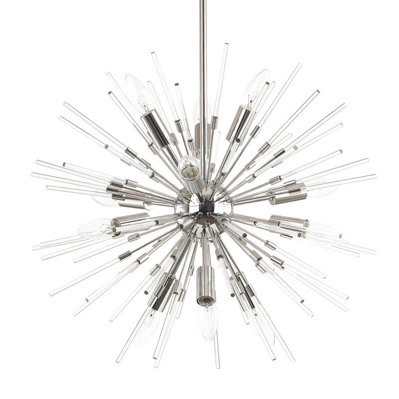 Люстра Welund Sputnik Chandelier chromium Хром Прозрачный Люстра Welund Sputnik Chandelier chromium Хром Прозрачный в Орле | Loft Concept