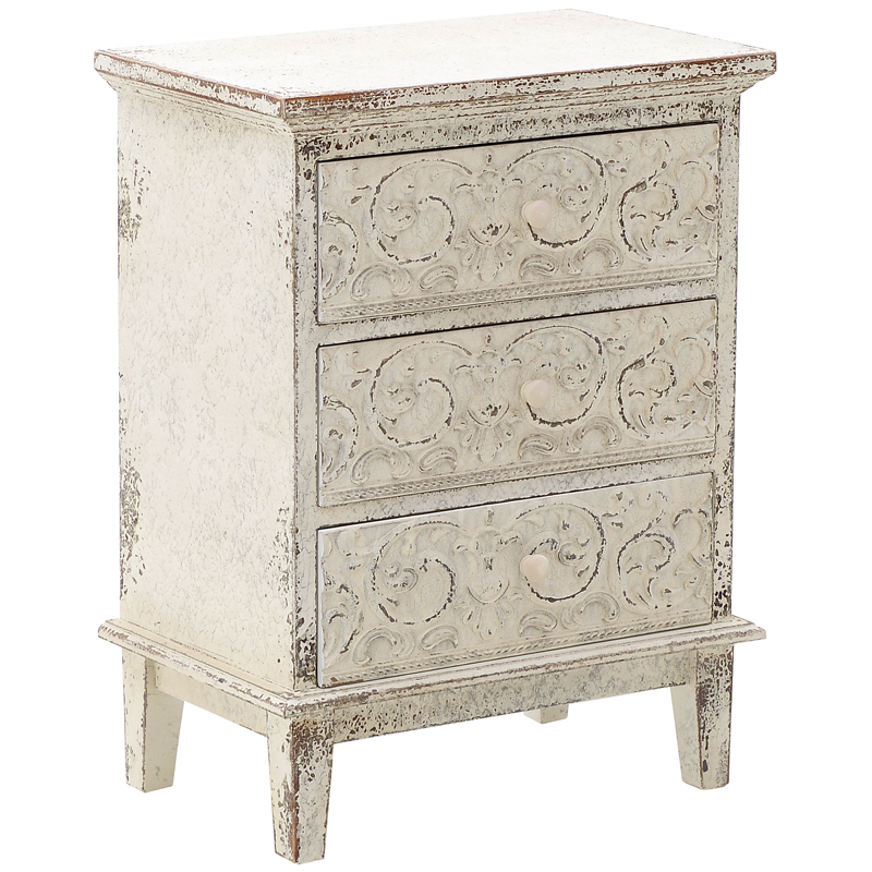 Тумба Senchia Provence Nightstand Молочный Тумба Senchia Provence Nightstand Молочный в Орле | Loft Concept