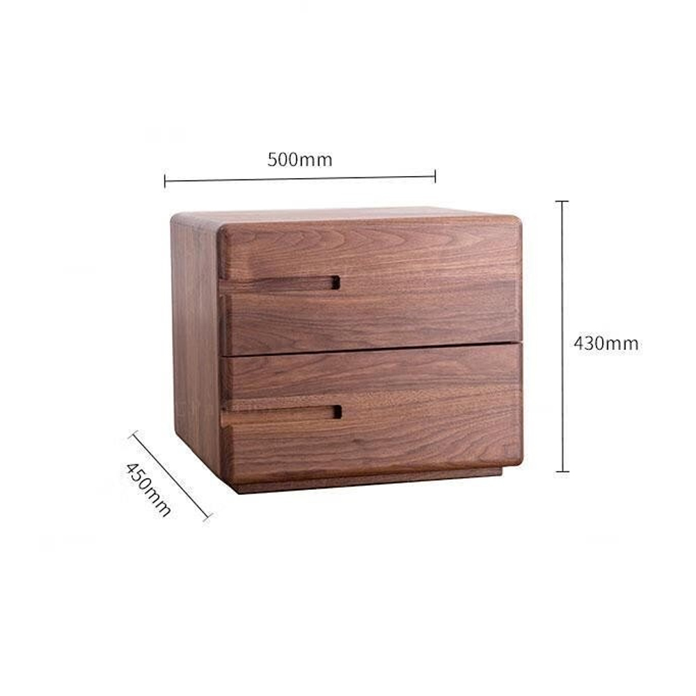 Прикроватный столик деревянный с 2-мя ящиками Moon Walnut Furniture Прикроватный столик деревянный с 2-мя ящиками Moon Walnut Furniture в Орле