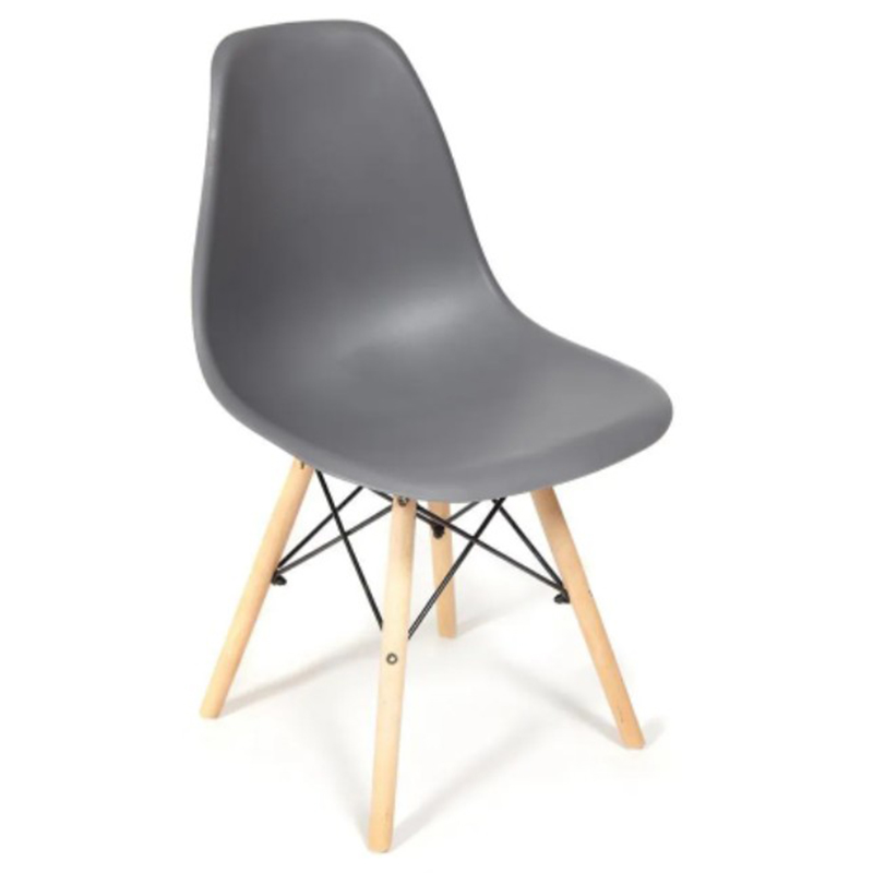 Стул DSW grey Серый Древесина Стул DSW grey Серый Древесина в Орле | Loft Concept