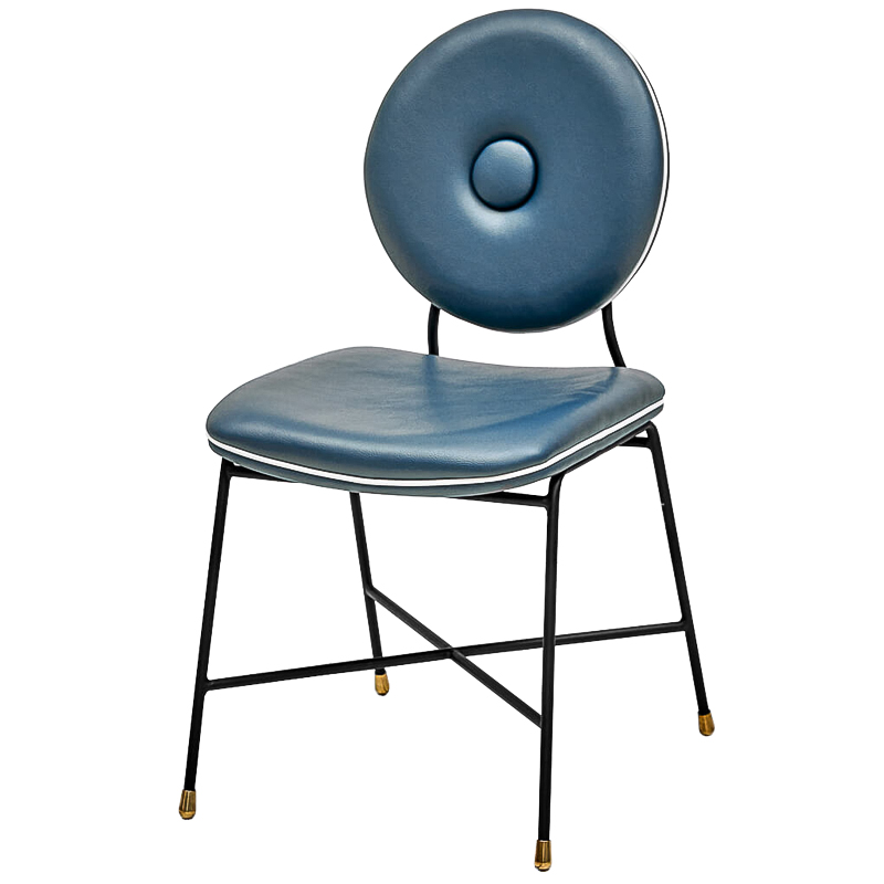 Стул Oliver Chair Черный Синий Стул Oliver Chair Черный Синий в Орле | Loft Concept