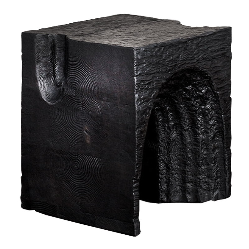 Приставной стол Kelly Wearstler Черный Echo Stool Черный Приставной стол Kelly Wearstler Черный Echo Stool Черный в Орле | Loft Concept