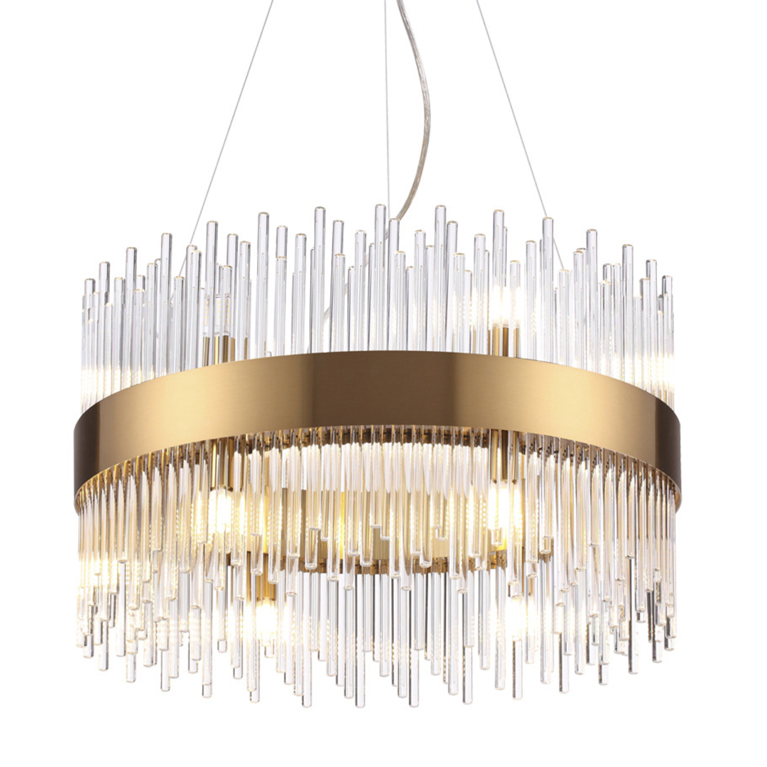Люстра Nembus Chandelier Gold Circle Бронза Люстра Nembus Chandelier Gold Circle Бронза в Орле | Loft Concept
