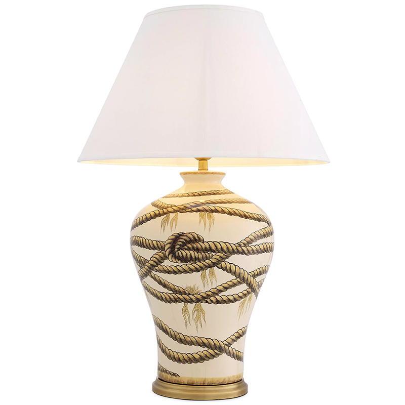 Настольная лампа Eichholtz Table Lamp Hernando Латунь Бежевый ivory ( слоновая кость ) Настольная лампа Eichholtz Table Lamp Hernando Латунь Бежевый ivory ( слоновая кость ) в Орле | Loft Concept