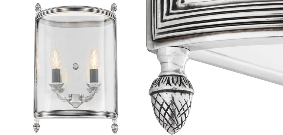 Бра Wall Lamp Lennon M Silver - Loft-Concept в Орле