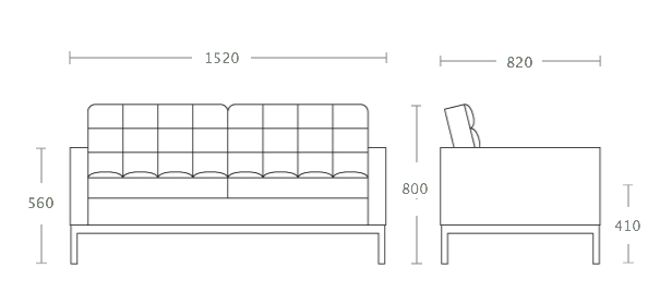 Диван Florence Knoll Settee Диван Florence Knoll Settee в Орле