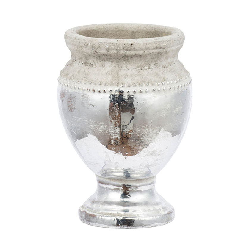 Ваза Vase Argenta Cup silver 23 Серебряный Ваза Vase Argenta Cup silver 23 Серебряный в Орле | Loft Concept