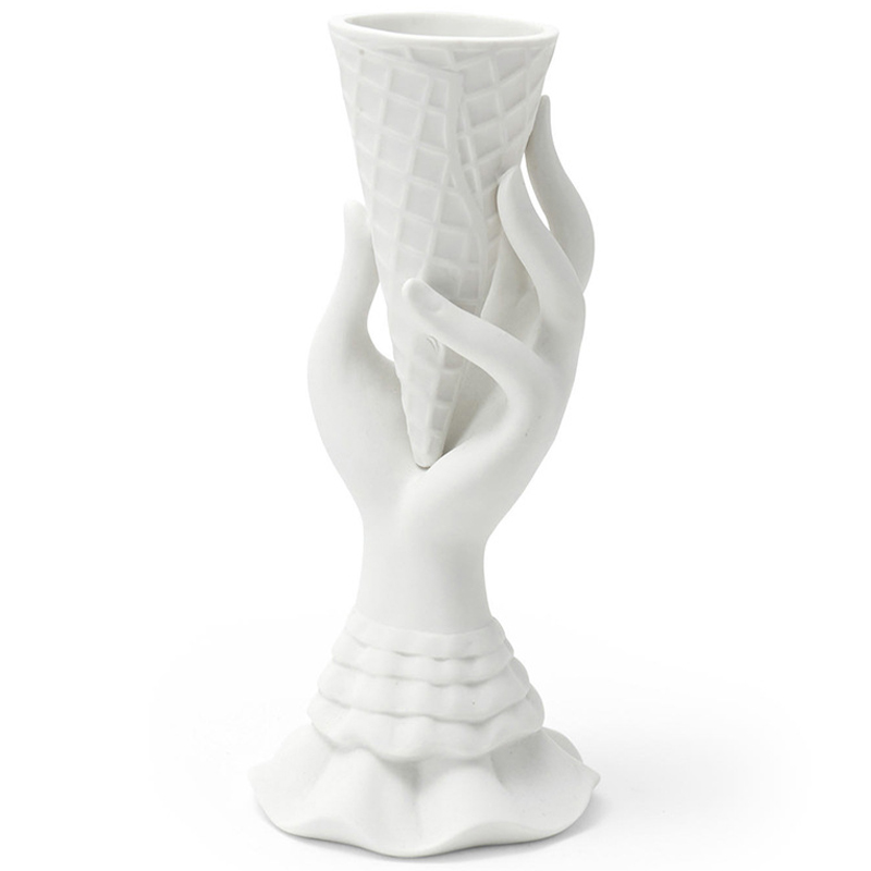 Статуэтка Jonathan Adler I-Scream Vase Белый Статуэтка Jonathan Adler I-Scream Vase Белый в Орле | Loft Concept