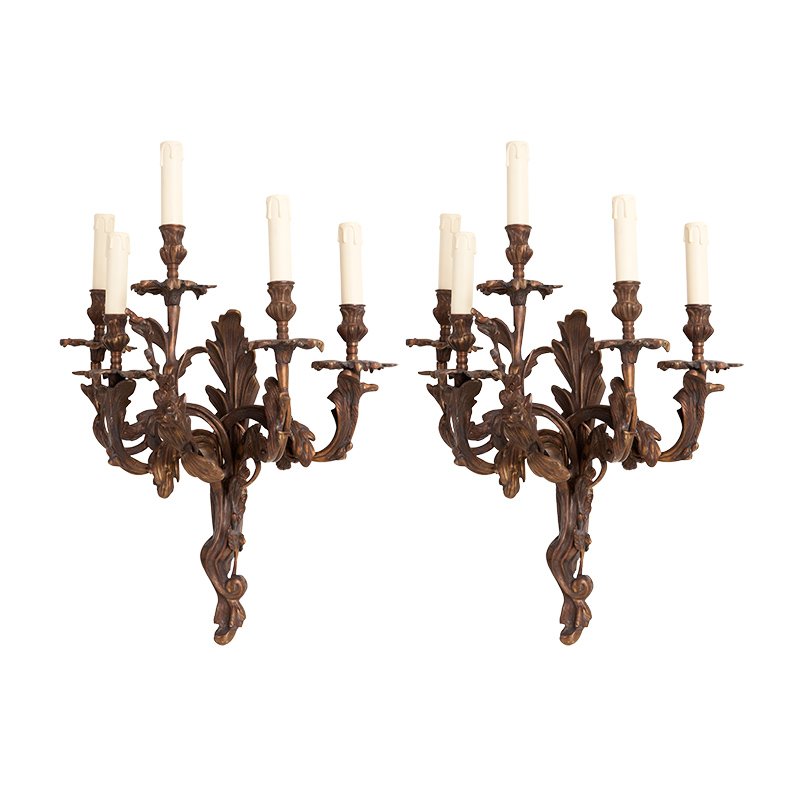 Комплект из 2-х бра Eichholtz Wall Lamp Pompadour Медь Комплект из 2-х бра Eichholtz Wall Lamp Pompadour Медь в Орле | Loft Concept