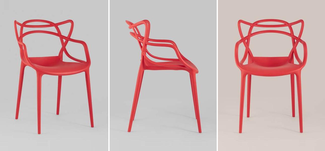 Стулья Cadeira Masters Philippe Starck Красный - фото
