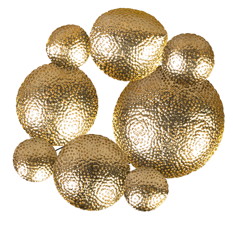 Панно Gold Discs Глянцевое золото Панно Gold Discs Глянцевое золото в Орле | Loft Concept
