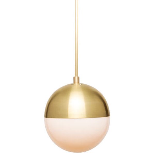 Подвесной светильник Cedar & Moss Pendant Lamp Латунь Прозрачный белый Подвесной светильник Cedar & Moss Pendant Lamp Латунь Прозрачный белый в Орле | Loft Concept