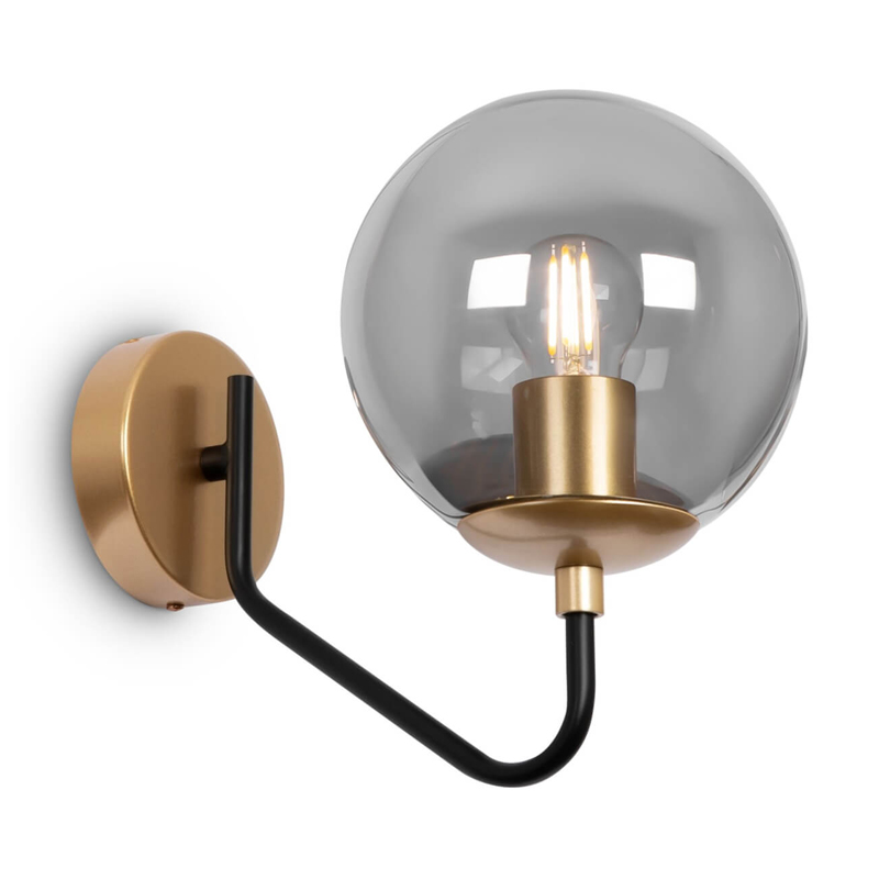 Бра Benigno Sconce Золотой Прозрачный (Transparent) Черный Бра Benigno Sconce Золотой Прозрачный (Transparent) Черный в Орле | Loft Concept