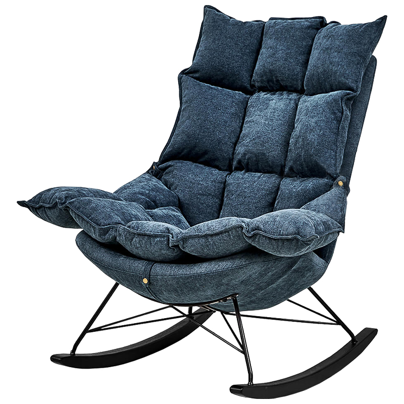 Кресло Bomani Chair Синий Черный Кресло Bomani Chair Синий Черный в Орле | Loft Concept