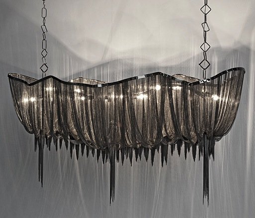 Люстра Atlantis Aluminium Chain Chandelier  в Орле | Loft Concept 