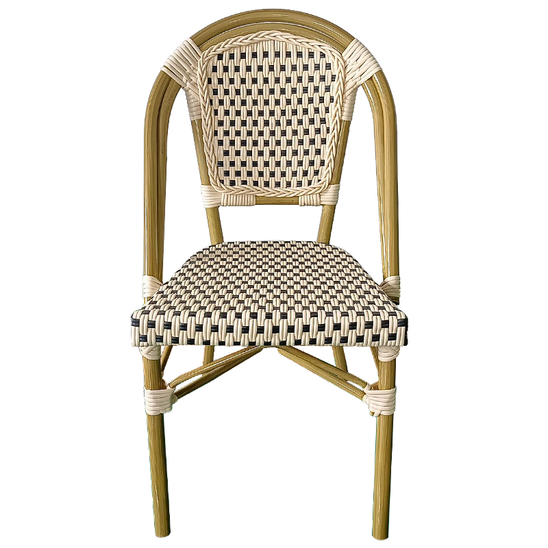 Стул ротанг Wicker Roderick Rattan Chair Бежевый Древесина Коричневый Белый в Орле | Loft Concept 