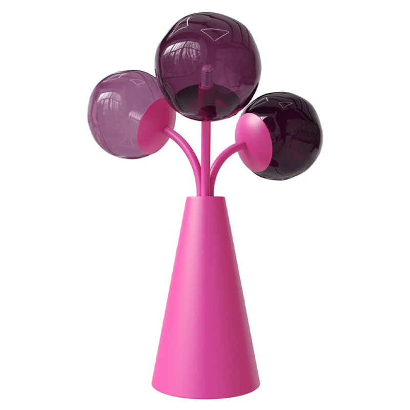 Настольная лампа Wild Grape pink Розовый Пурпурно-фиолетовый Настольная лампа Wild Grape pink Розовый Пурпурно-фиолетовый в Орле | Loft Concept