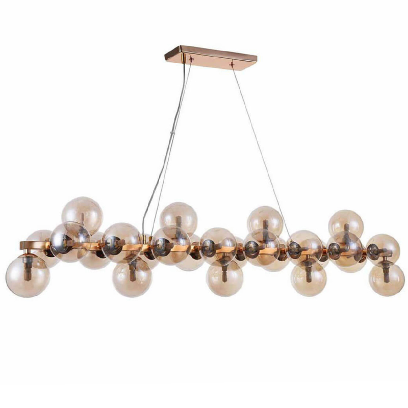 Люстра Berries Chandelier Rectangle Amber 120 Глянцевое золото Янтарь (Amber) Люстра Berries Chandelier Rectangle Amber 120 Глянцевое золото Янтарь (Amber) в Орле | Loft Concept