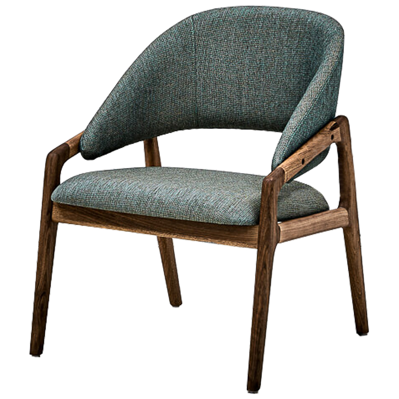 Стул Airril Stool Голубой Коричневый в Орле | Loft Concept 