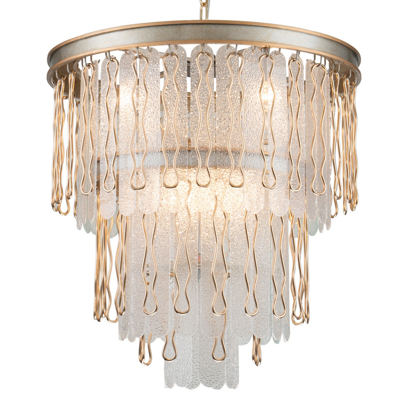 Люстра Abel Chandelier 60 Золотой Серебряный Прозрачный Люстра Abel Chandelier 60 Золотой Серебряный Прозрачный в Орле | Loft Concept