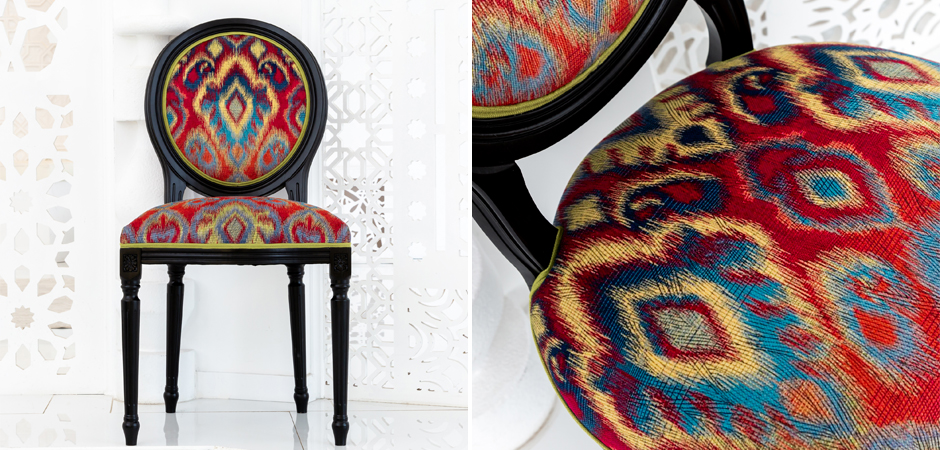 Стул Ikat Pattern Черный Стул Ikat Pattern Черный - Loft-Concept в Орле