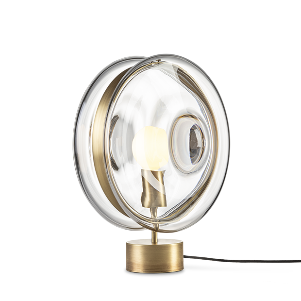 Настольная лампа Bomma Orbital Table Lamp Синий Серый Прозрачный Золотой Настольная лампа Bomma Orbital Table Lamp Синий Серый Прозрачный Золотой в Орле | Loft Concept