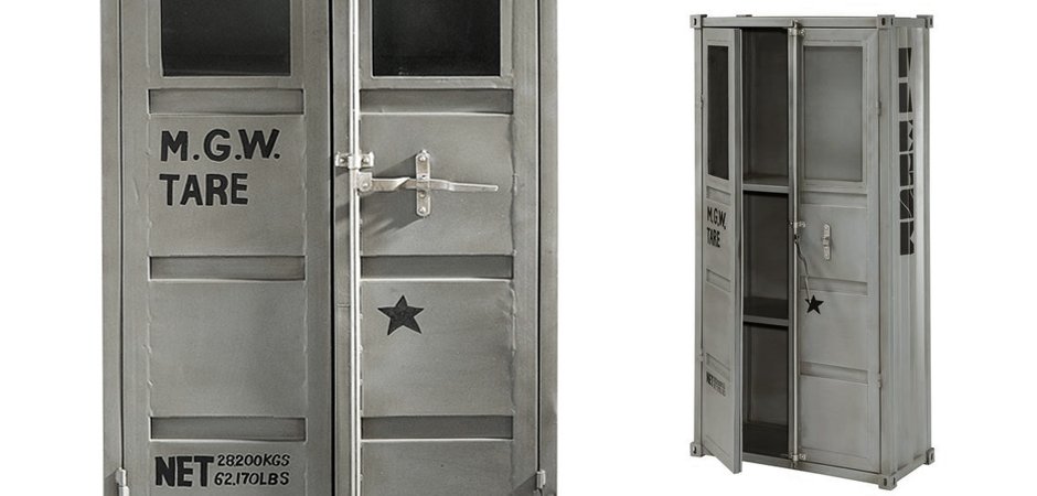 Шкаф-витрина Sea Container M.G.W. Шкаф-витрина Sea Container M.G.W. - Loft-Concept в Орле