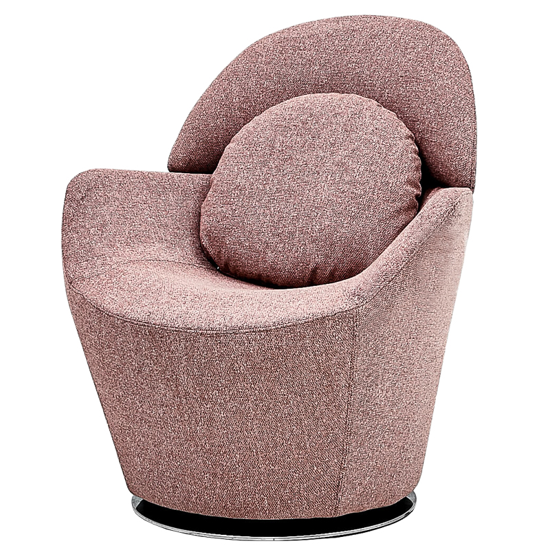 Кресло Daisy Chair Розовый пастельный Черный в Орле | Loft Concept 
