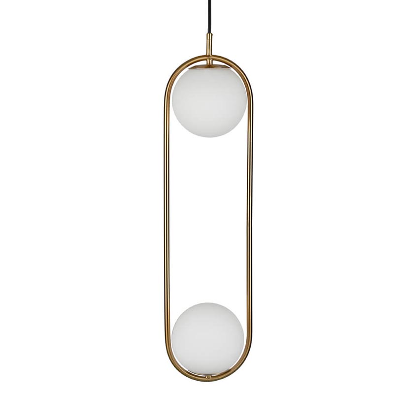 Подвесной светильник B.LUX C Ball double ball copper Белый Медь Подвесной светильник B.LUX C Ball double ball copper Белый Медь в Орле | Loft Concept