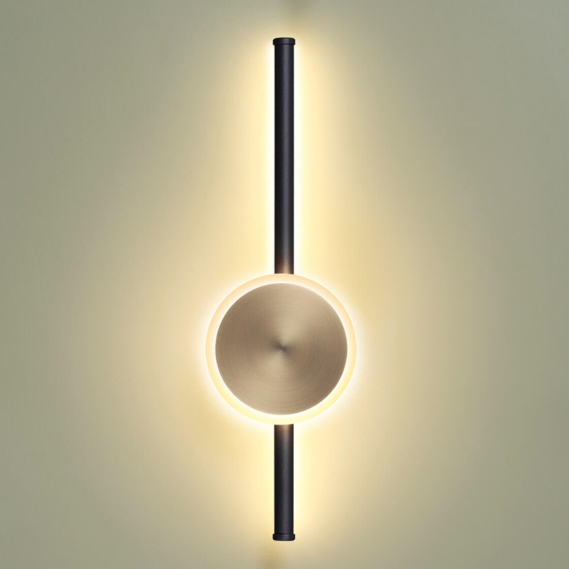 Бра Barrette Circle Sconce Черный Античная Бронза в Орле | Loft Concept 