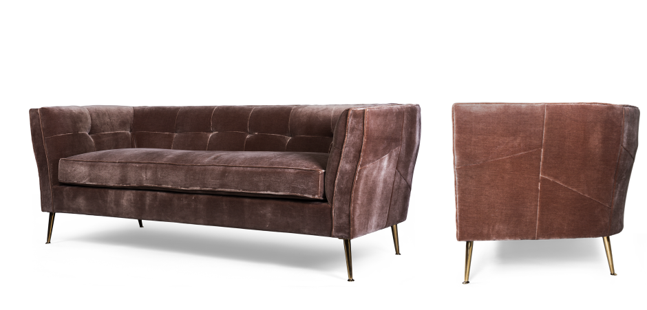 Диван трехместный Flatter brown Диван трехместный Flatter brown - Loft-Concept в Орле