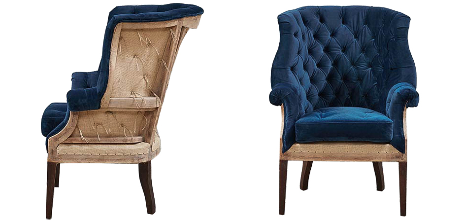 Кресло Gamilton Armchair Blue Кресло Gamilton Armchair Blue - Loft-Concept в Орле