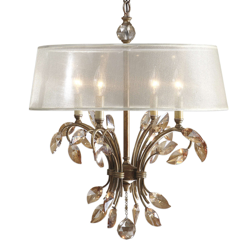Люстра Malory Crystal Petals Chandelier Бронза Люстра Malory Crystal Petals Chandelier Бронза в Орле | Loft Concept