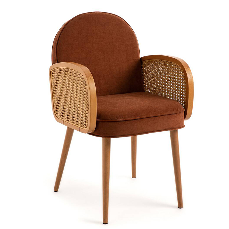 Стул Morten Wicker Terracotta Chair Терракотовый Стул Morten Wicker Terracotta Chair Терракотовый в Орле | Loft Concept