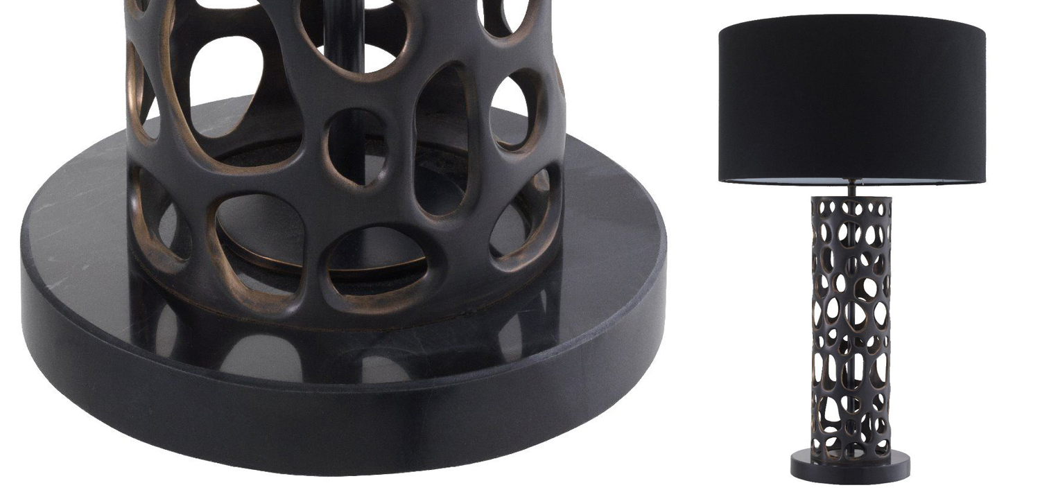 Настольная лампа Eichholtz Table Lamp Dix Bronze - фото