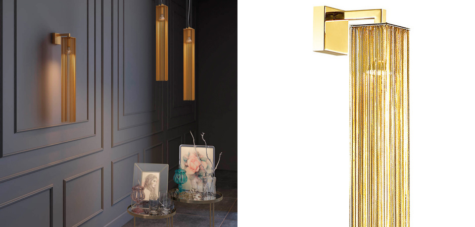 Бра Atlantis Chain Gold One Sconces Бра Atlantis Chain Gold One Sconces - Loft-Concept в Орле