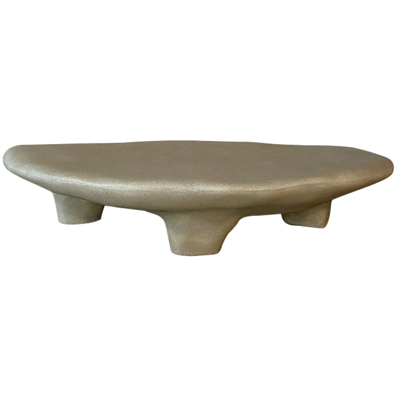 Кофейный стол Stone Coffee Table White Бежево-серый Кофейный стол Stone Coffee Table White Бежево-серый в Орле | Loft Concept