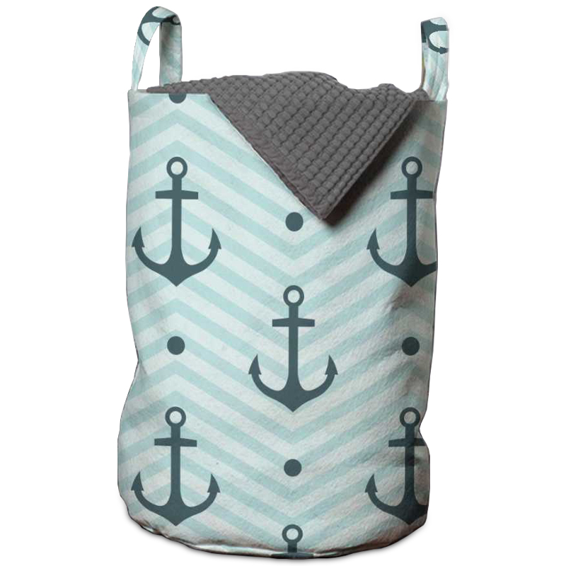 Корзина Anchors Basket Светло-голубой Бирюзовый Корзина Anchors Basket Светло-голубой Бирюзовый в Орле | Loft Concept