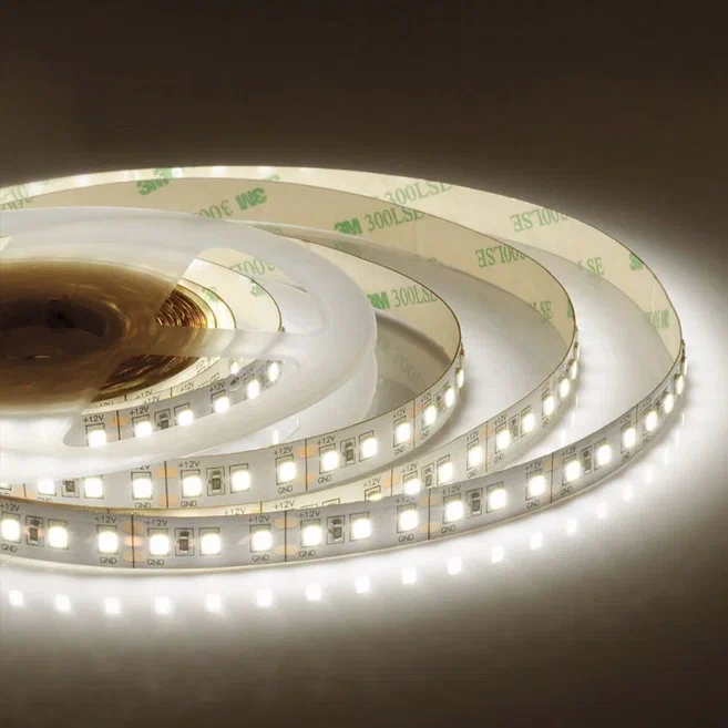 Светодиодная лента 10W/m 120LED/m 3528SMD теплый белый 5M Белый Светодиодная лента 10W/m 120LED/m 3528SMD теплый белый 5M Белый в Орле | Loft Concept