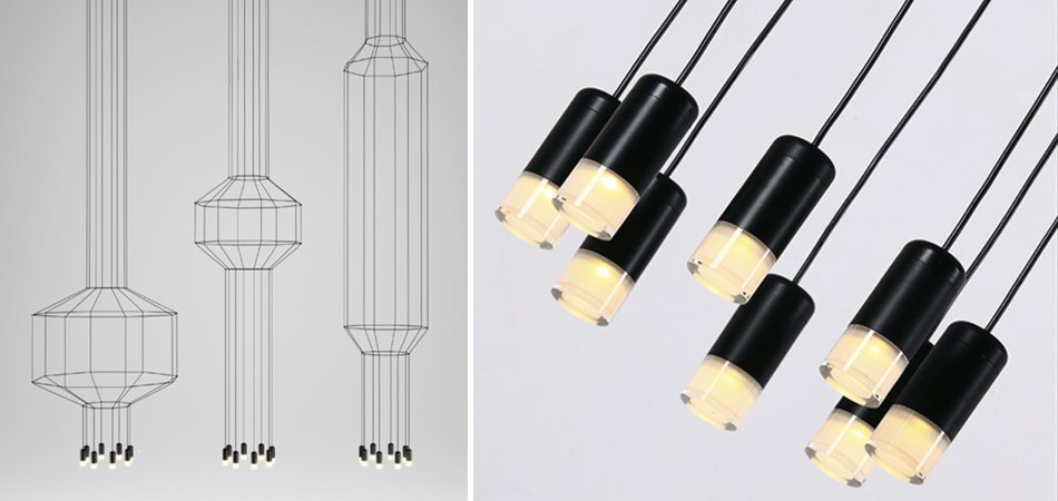 Vibia Wireflow Free-Form 0347 pendant lamp Vibia Wireflow Free-Form 0347 pendant lamp - Loft-Concept в Орле
