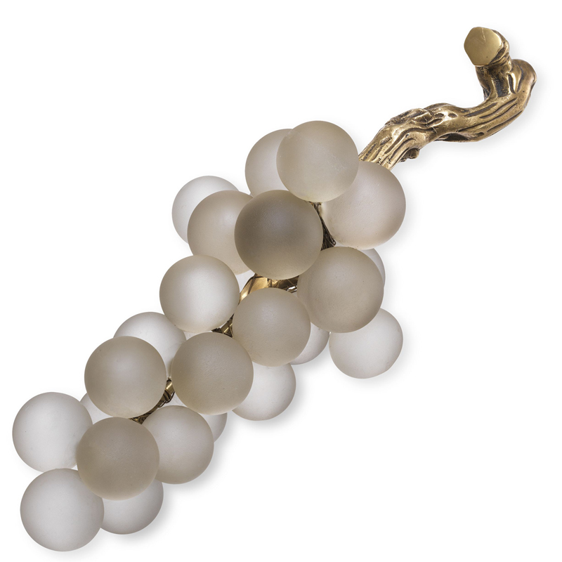 Аксессуар Eichholtz Object french grapes White Белое матовое стекло Винтажная латунь Аксессуар Eichholtz Object french grapes White Белое матовое стекло Винтажная латунь в Орле | Loft Concept