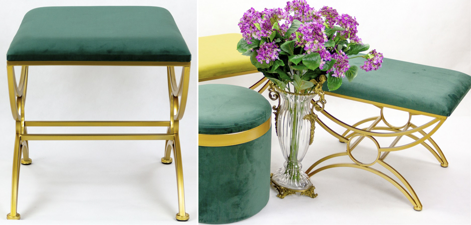 Пуф Art Deco Shapes Emerald Пуф Art Deco Shapes Emerald - Loft-Concept в Орле