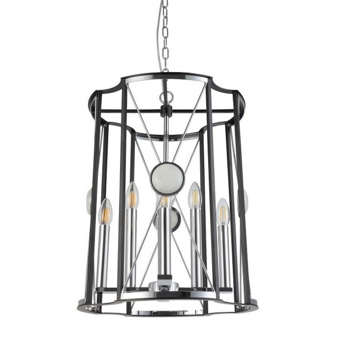 Люстра Candles Cell Chromium Хром Черный Люстра Candles Cell Chromium Хром Черный в Орле | Loft Concept