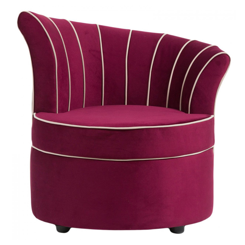 Кресло Curly Backrest Violet Лиловый в Орле | Loft Concept 