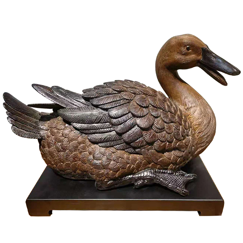 Статуэтка Terracotta Duck Коричневый Статуэтка Terracotta Duck Коричневый в Орле | Loft Concept