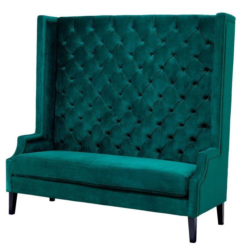 Диван Eichholtz Sofa Spectator Изумрудный Черный Диван Eichholtz Sofa Spectator Изумрудный Черный в Орле | Loft Concept