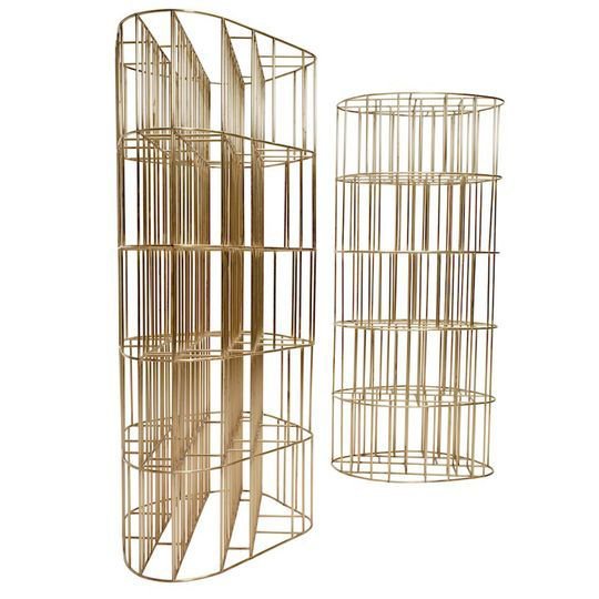 Стеллаж CECCOTTI Bibliotheque Golden Сage Золотой Стеллаж CECCOTTI Bibliotheque Golden Сage Золотой в Орле | Loft Concept