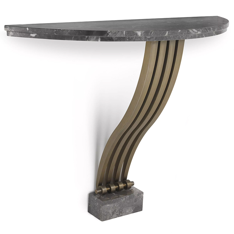 Консоль Eichholtz Console Table Renaissance Brass Серый Латунь в Орле | Loft Concept 